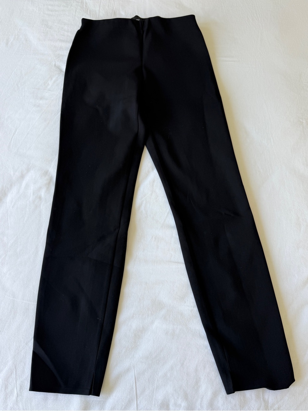 Theory Black Stretch Slim Tapered Ankle Pants Size S